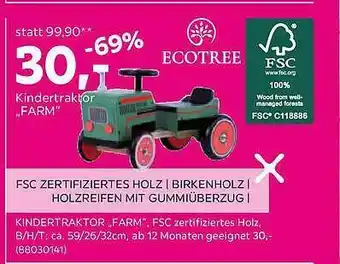 Mömax Kindertraktor „farm” Angebot