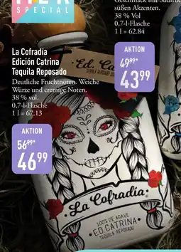 Galeria Markthalle La Cofradía Edición Catrina Tequila Reposado Angebot