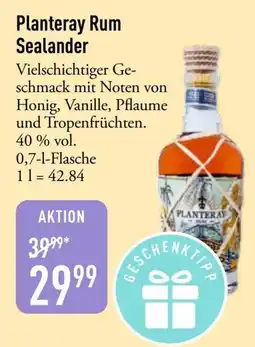 Galeria Markthalle Planteray Rum Sealander Angebot