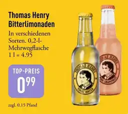 Galeria Markthalle Thomas Henry Bitterlimonaden Angebot