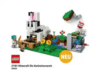 Smyths Toys Lego 21181 Minecraft Die Kaninchenranch Angebot