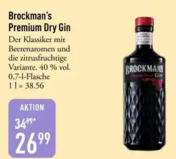 Galeria Markthalle Brockman's Premium Dry Gin Angebot