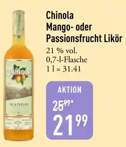 Galeria Markthalle Chinola Mango- oder Passionsfrucht Likör Angebot