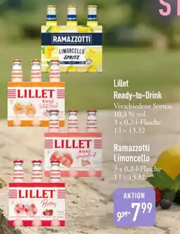 Galeria Markthalle Lillet Ready-to-Drink o. Ramazzotti Limoncello Angebot