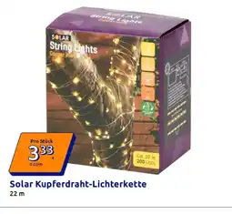 Action Solar kupferdraht-lichterkette Angebot