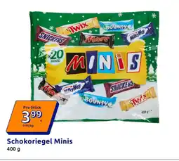 Action Schokoriegel minis Angebot