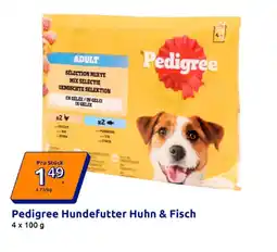 Action Pedigree hundefutter huhn & fisch Angebot
