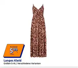 Action Langes kleid Angebot
