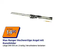 Action Max ranger hochwertige angel mit kunstköder Angebot