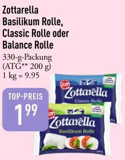 Galeria Markthalle Zottarella Basilikum Rolle, Classic Rolle oder Balance Rolle Angebot