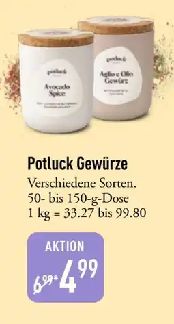 Galeria Markthalle Potluck Gewürze Angebot