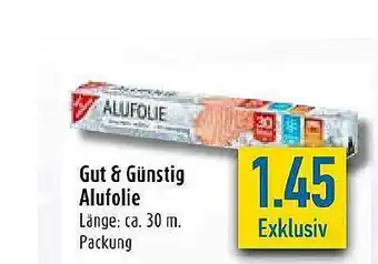 diska Gut & Günstig Alufolie Angebot