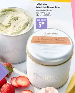 Galeria Markthalle La Via Lattea Italienisches Eis oder Sorbet Angebot