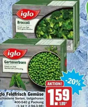 dodenhof Iglo Feldfrisch Gemüse Angebot