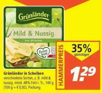 Marktkauf Grünländer In Scheiben Angebot