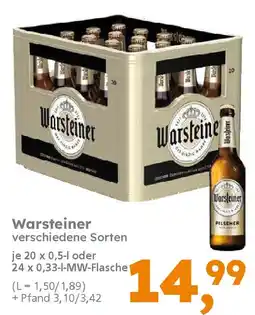 Globus Baumarkt Warsteiner Angebot