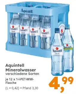 Globus Baumarkt Aquintell Mineralwasser Angebot