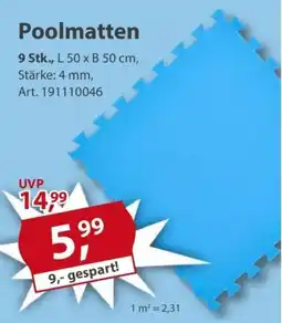 Sonderpreis Baumarkt Poolmatten Angebot