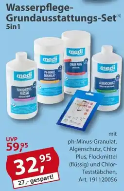 Sonderpreis Baumarkt medi POOL Wasserpflege- Grundausstattungs-Set 5in1 Angebot