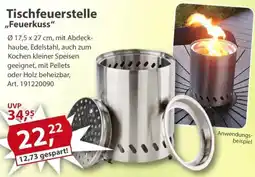 Sonderpreis Baumarkt Tischfeuerstelle ,,Feuerkuss" Angebot