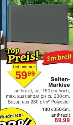 Wiglo Wunderland Seiten- Markise Angebot
