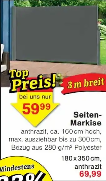 Wiglo Wunderland Seiten- Markise Angebot