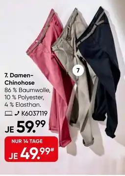 Galeria TOM TAILOR Damen- Chinohose Angebot
