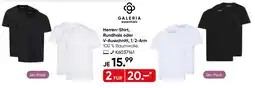 Galeria Herren-Shirt, Rundhals oder V-Ausschnitt, 1/2-Arm Angebot