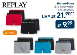 Galeria REPLAY Herren-Pants Angebot