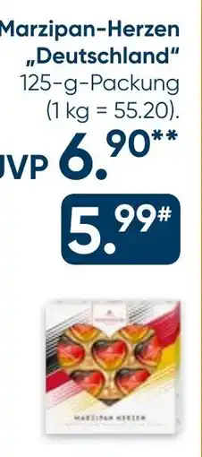 Galeria NIEDEREGGER LUBECK Marzipan-Herzen ,,Deutschland" Angebot