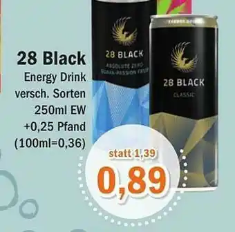 Aktiv Irma 28 Black Energy Drink Angebot