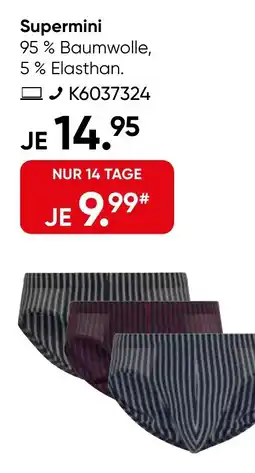Galeria SCHIESSER Supermini Angebot