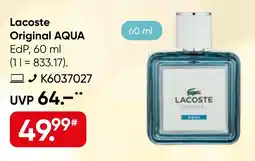 Galeria Lacoste Original AQUA EdP Angebot