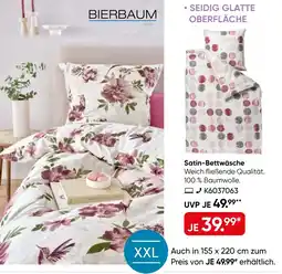 Galeria BIERBAUM Satin-Bettwäsche Angebot