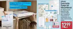 Aldi Nord AMBIANO Elektrische Pumpe mit Vakuumbeutel Angebot