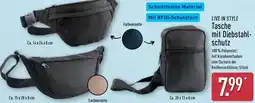 Aldi Nord LIVE IN STYLE Tasche mit Diebstahlschutz Angebot