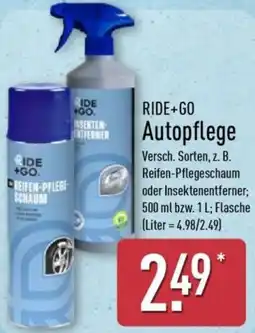 Aldi Nord RIDE+GO Autopflege Angebot
