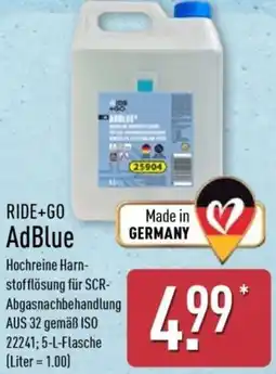 Aldi Nord RIDE+GO AdBlue Angebot