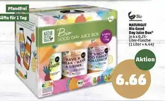 PENNY Naturgut Bio Good Day Juice Box Angebot