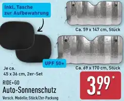 Aldi Nord RIDE+GO Auto-Sonnenschutz Angebot