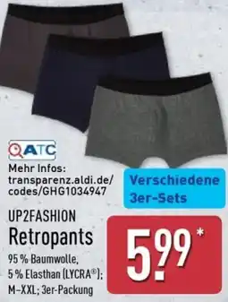 Aldi Nord UP2FASHION Retropants Angebot