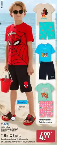Aldi Nord T-Shirt & Shorts Angebot