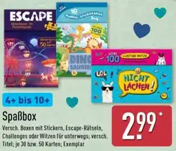 Aldi Nord Spaẞbox Angebot
