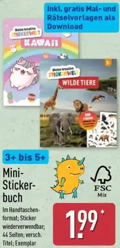 Aldi Nord Mini Stickerbuch Angebot