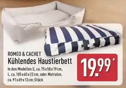 Aldi Nord ROMEO & CACHET Kühlendes Haustierbett Angebot