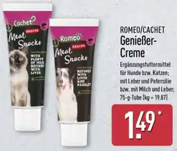Aldi Nord ROMEO/CACHET Genießer Creme Angebot