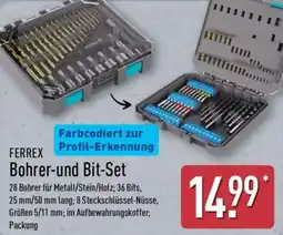 Aldi Nord FERREX Bohrer-und Bit-Set Angebot
