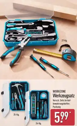 Aldi Nord WORKZONE Werkzeugsatz Angebot