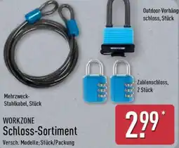 Aldi Nord WORKZONE Schloss-Sortiment Angebot