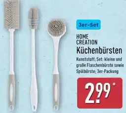 Aldi Nord HOME CREATION Küchenbürsten Angebot